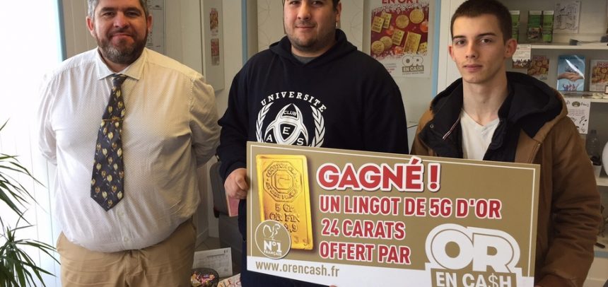 [Partenariat] Remise des lingotins d’Or avec Or en Cash !