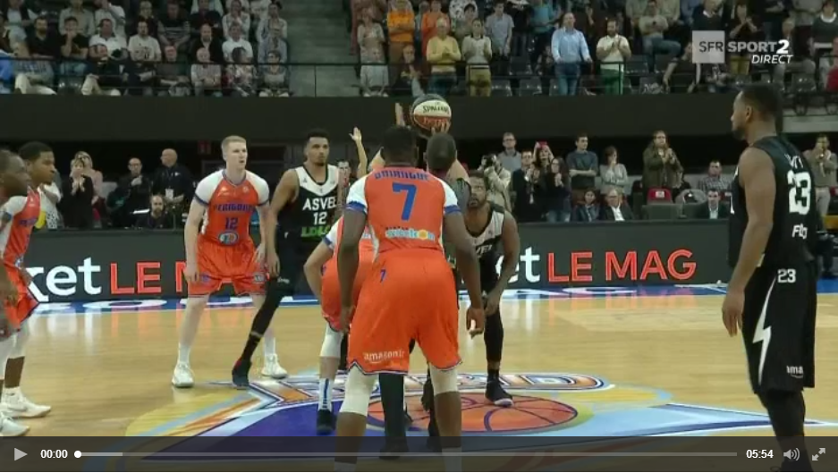 [VIDEO] Boulazac Basket Dordogne - ASVEL sur SFR Sport