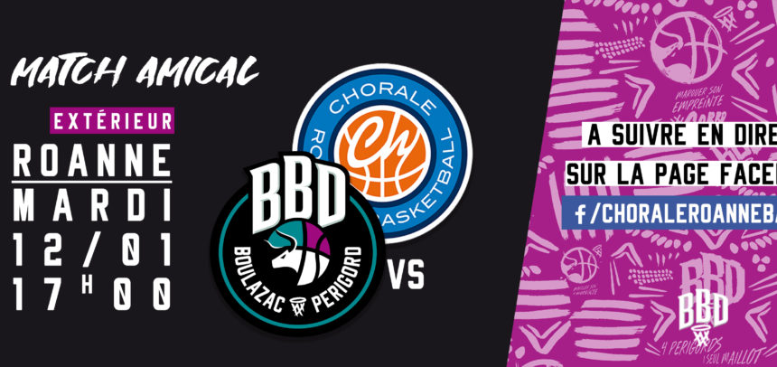 Friendly Game Roanne vs BBD en direct