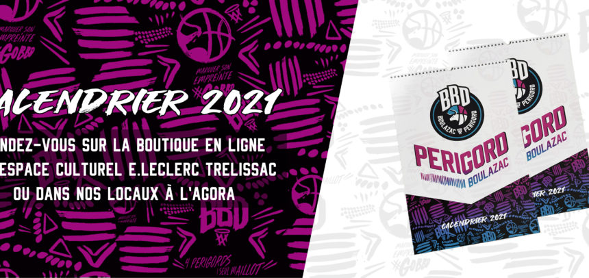 Notre calendrier 2021 est arrivé !