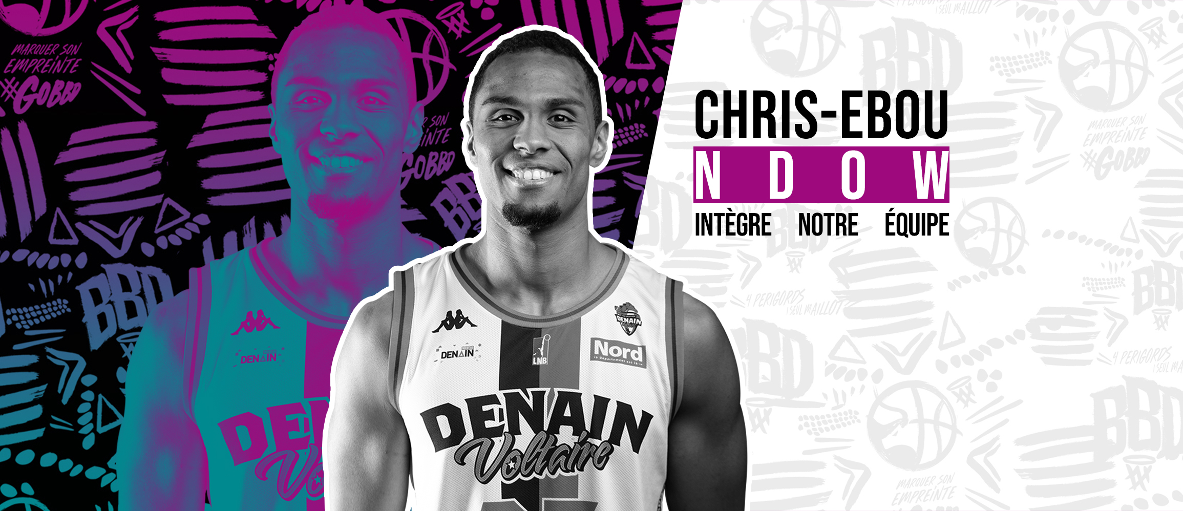 Velkommen ChrisEbou Ndow ! Boulazac Basketball
