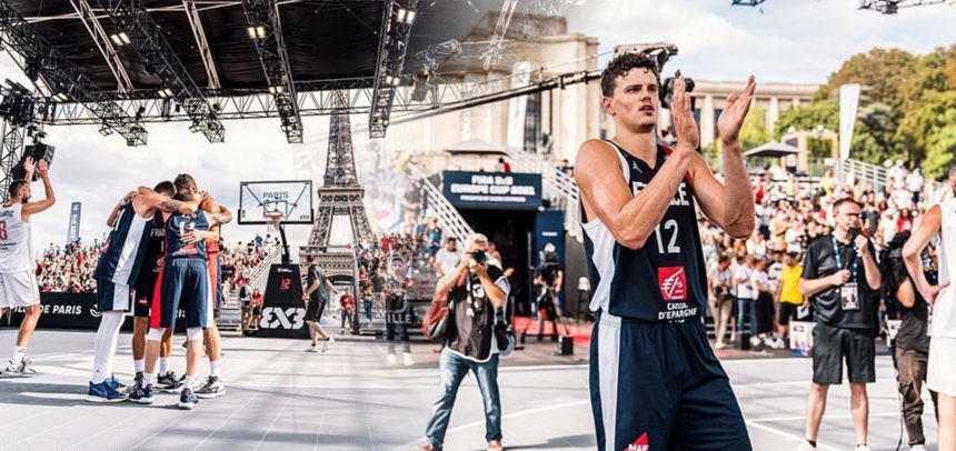 Jules Rambaut et l’EDF 3×3 s’inclinent en ¼ face au futur Champion