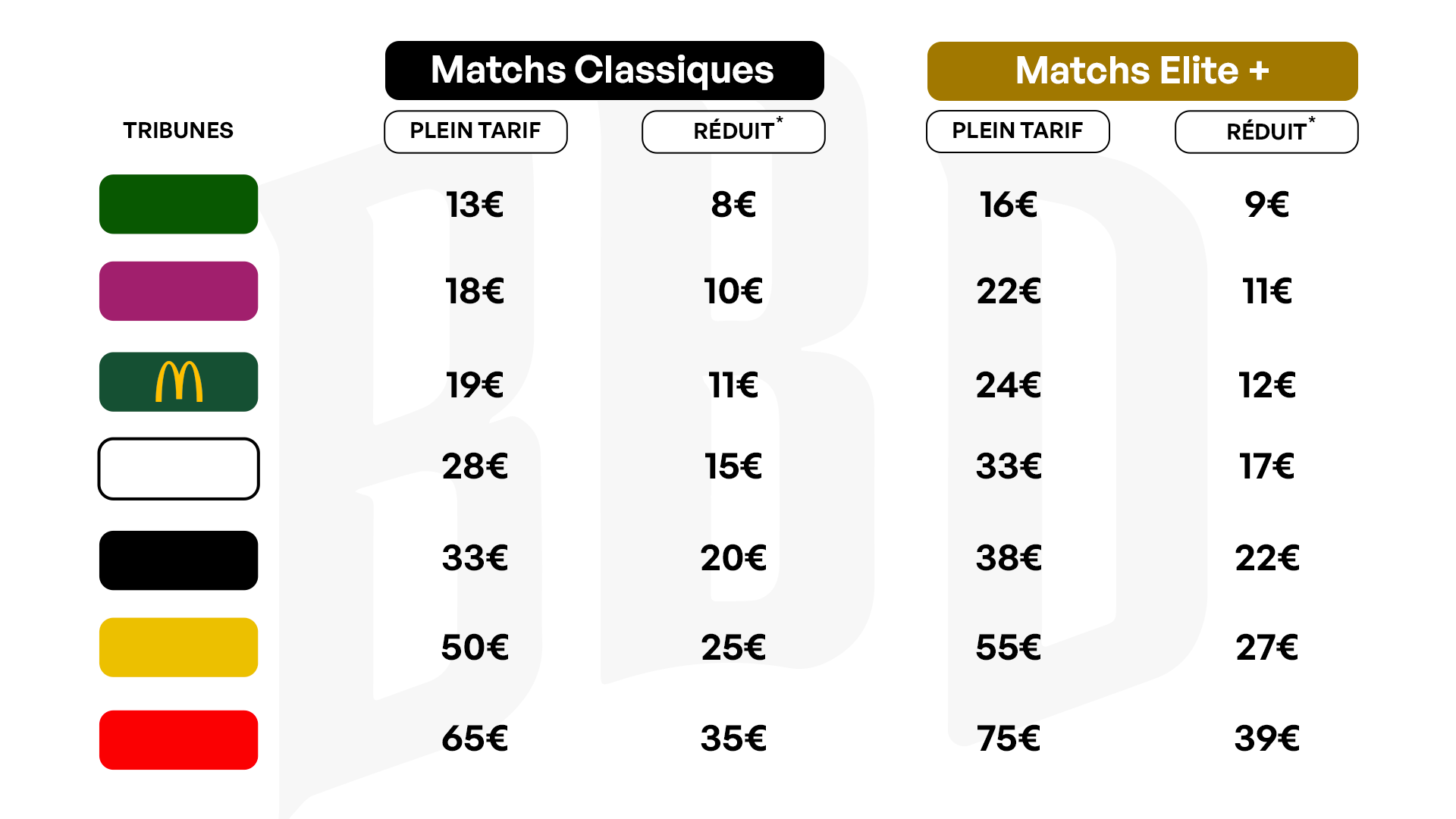  ⚠️ Tarifs réduits : Enfants (17 ans et moins) & Étudiants (Justificatif obligatoire)