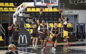  le 07/08/2023 Entrainement de rentrée pour le Stade Rochelais Basket Rupella