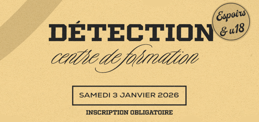 Le Centre de Formation recrute !