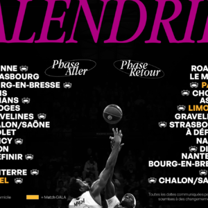 LE CALENDRIER DE LA SAISON 26.27 DU BBD !